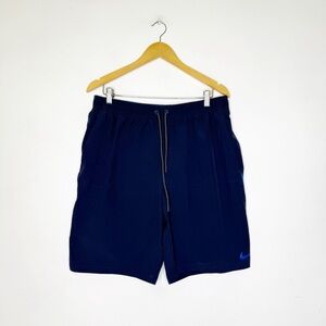 Nike Men's Navy Blue Swim Shorts Bathing suit Size XL